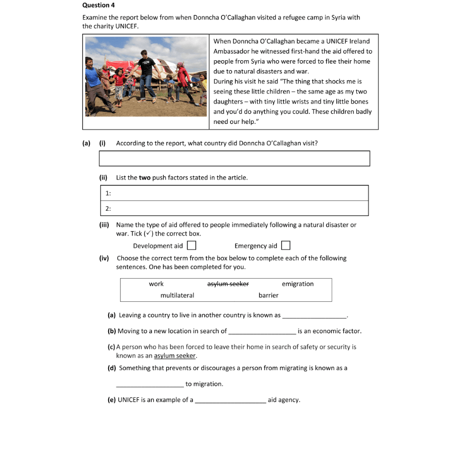 Question 2025 - 4 Part 1