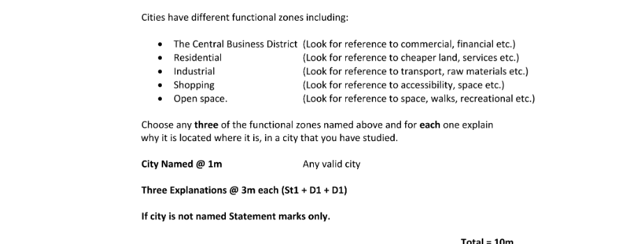 Marking Scheme Part 1
