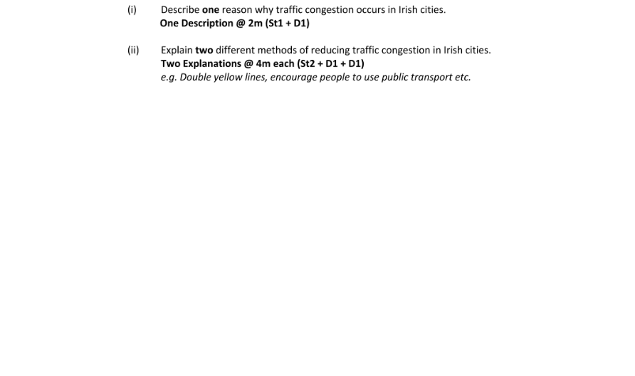 Marking Scheme Part 1