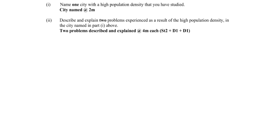 Marking Scheme Part 1