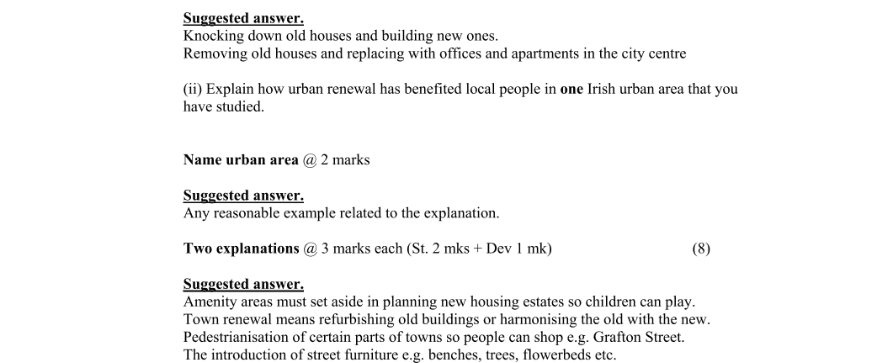 Marking Scheme Part 1