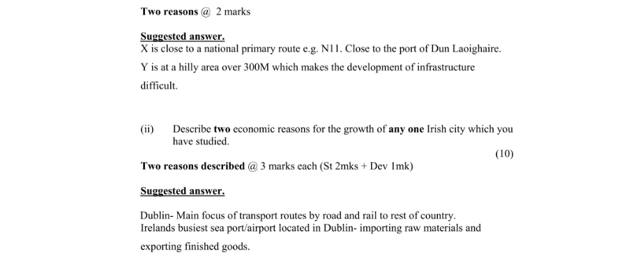 Marking Scheme Part 1