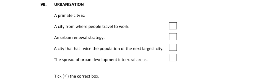Question 2018 - 9B Part 1