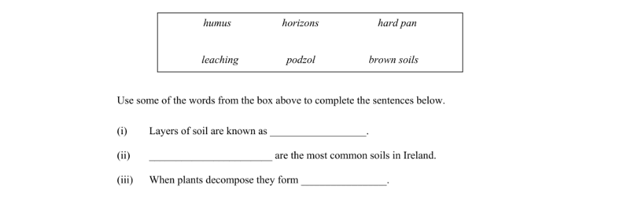 Question 2011 - 12 Part 1