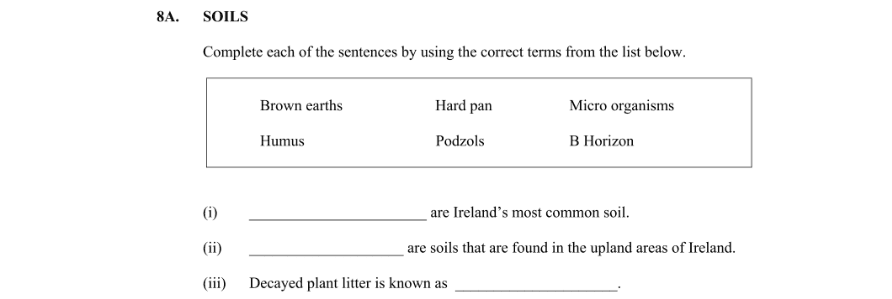 Question 2014 - 8A Part 1