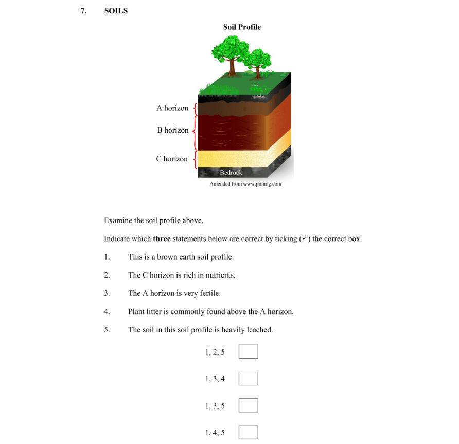 Question 2016 - 7 Part 1