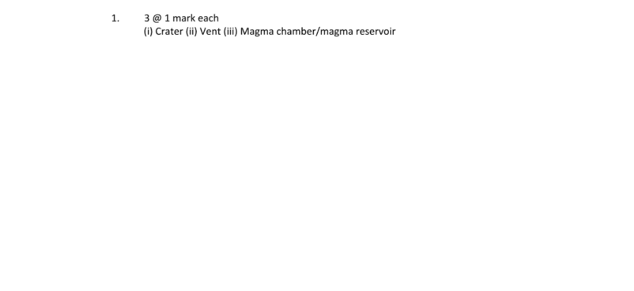 Marking Scheme Part 1
