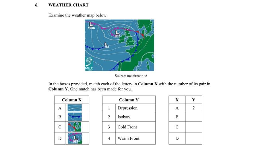 Question 2010 - 6 Part 1