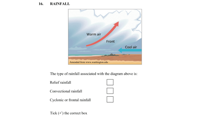 Question 2016 - 16 Part 1