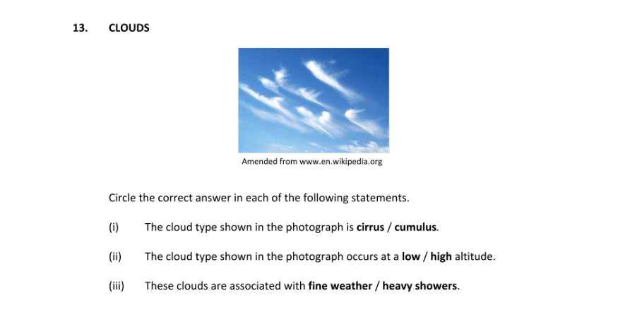 Question 2017 - 13 Part 1