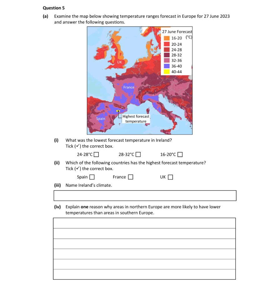 Question 2024 - 5 Part 1