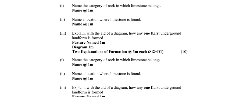 Marking Scheme Part 2