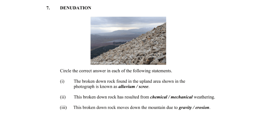 Question 2014 - 7 Part 1