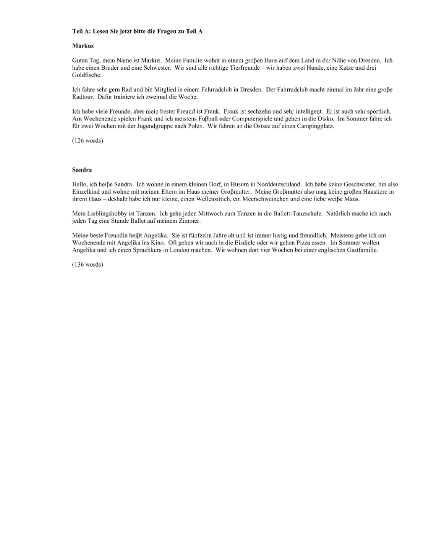 Marking Scheme Part 2