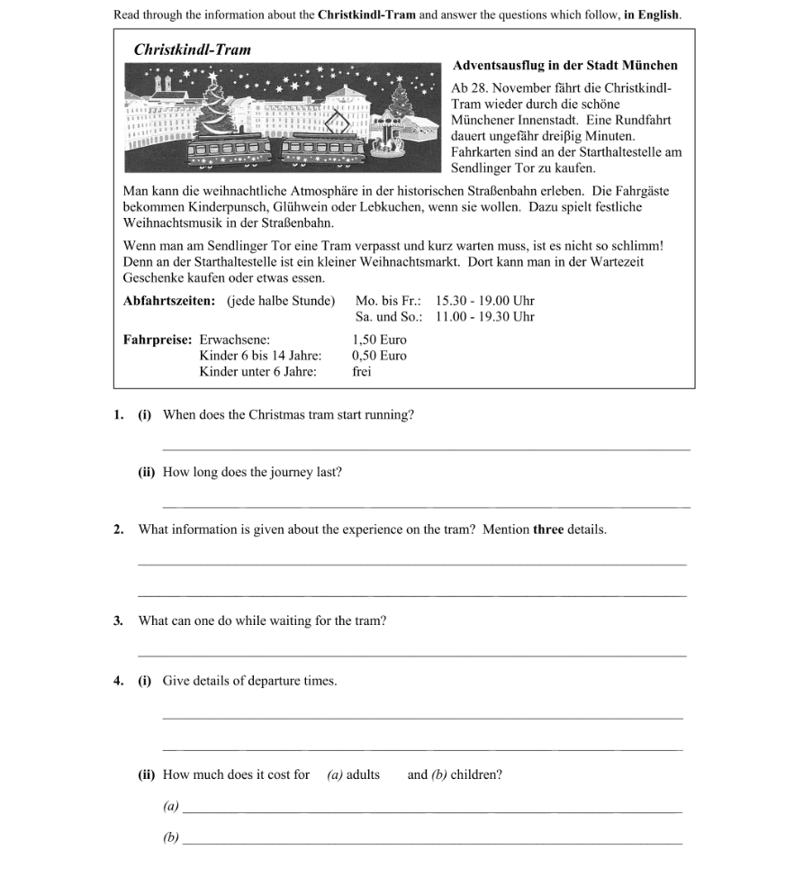 Question 2011 - C Part 1