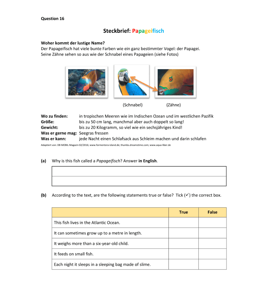Question 2022 - 16 Part 1