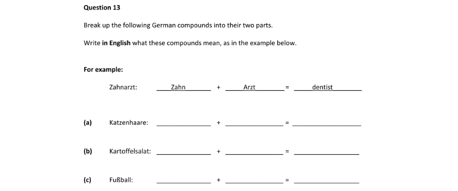 Question 2025 - 13 Part 1