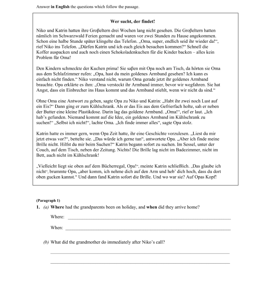 Question 2008 - G Part 1