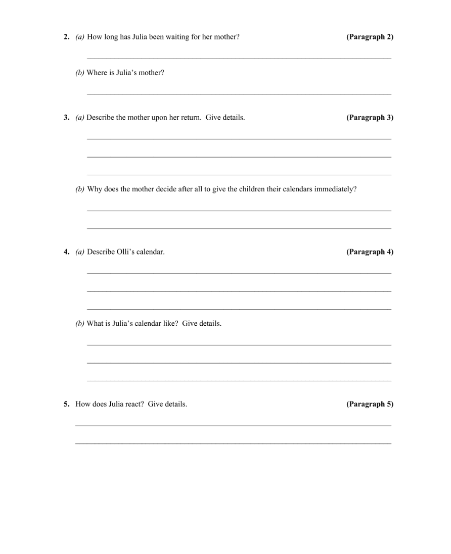 Question 2009 - G Part 2