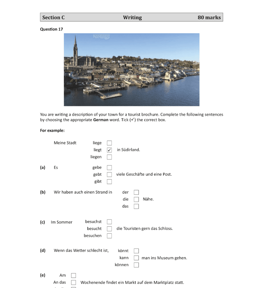 Question 2022 - 17 Part 1