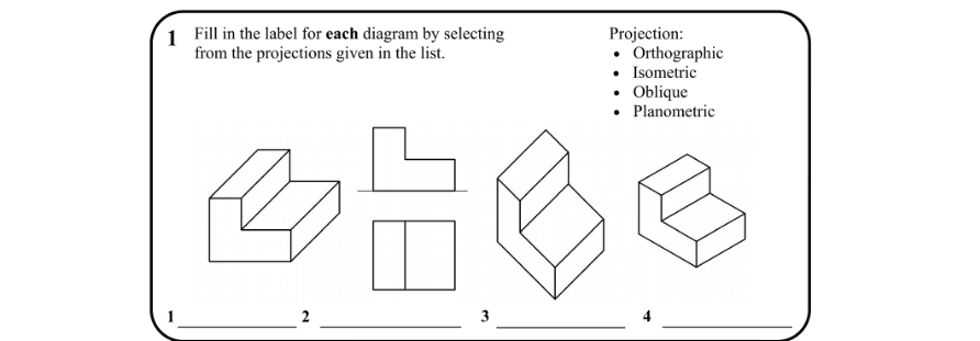 Question 2012 - 1 Part 1