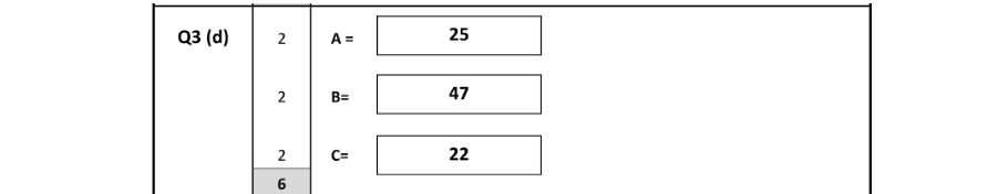 Marking Scheme Part 2