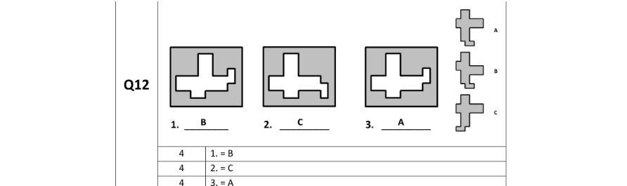Marking Scheme Part 1