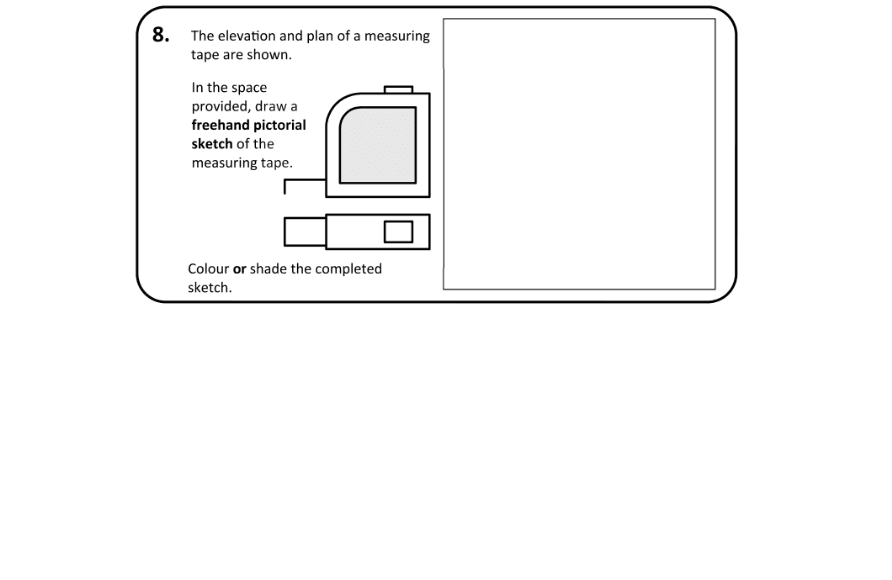 Question 2019 - 8 Part 1