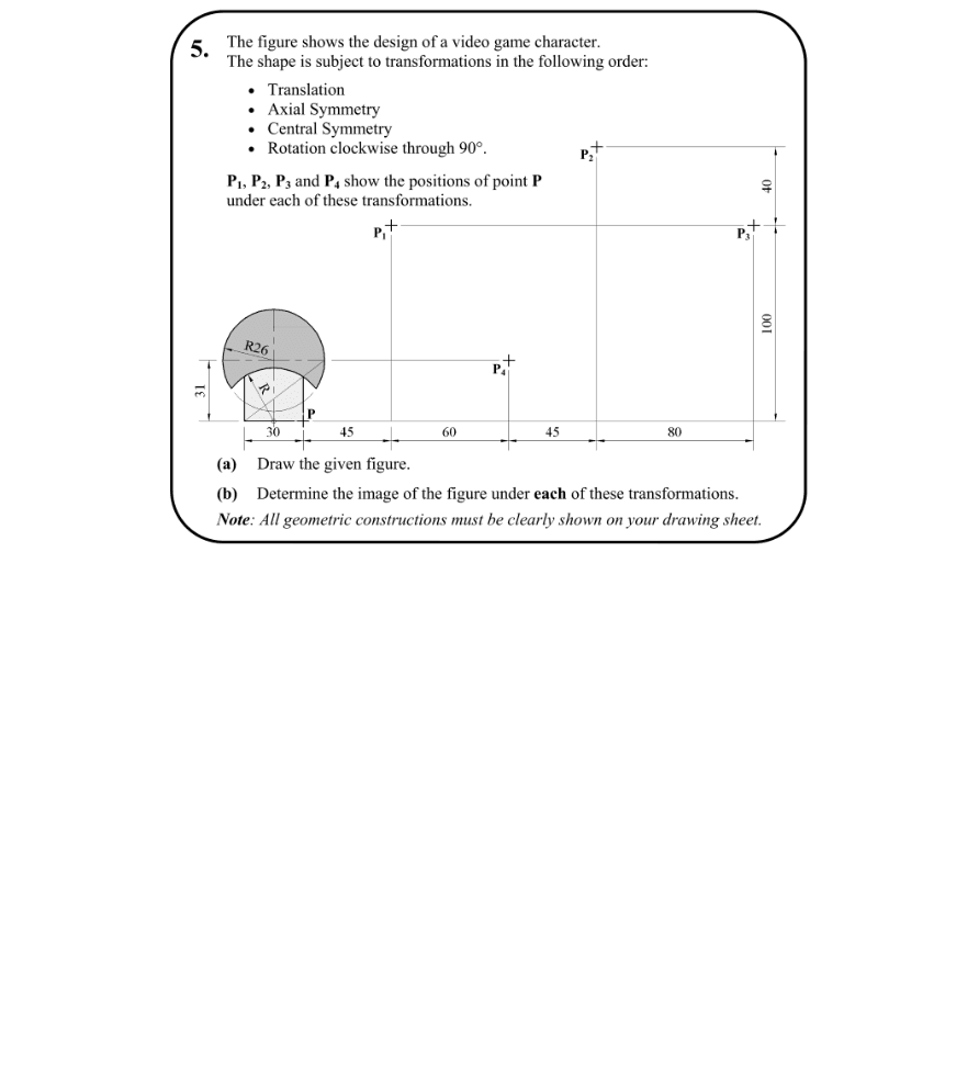 Question 2016 - 5 Part 1