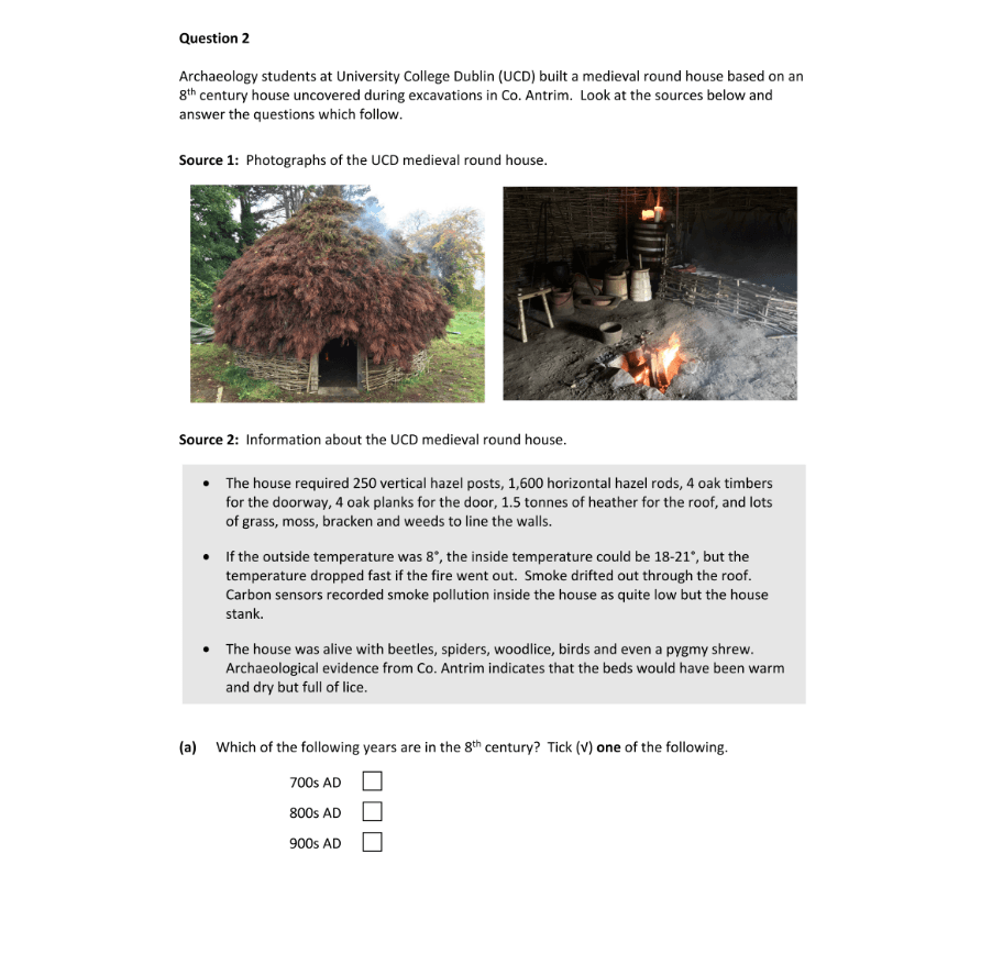 Question 2024 - 2 Part 1
