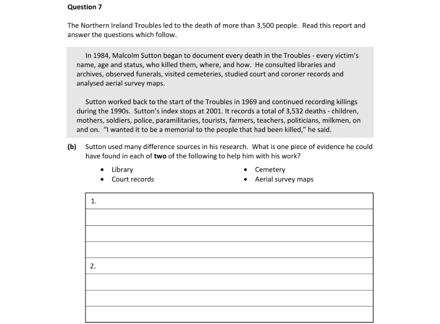 Question 2023 - 7 Part 1