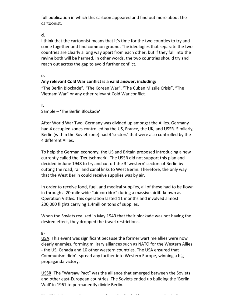 Marking Scheme Part 2