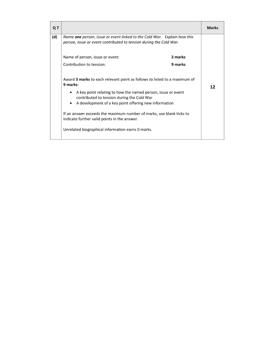 Marking Scheme Part 2