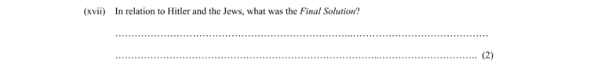 Question 2014 - 17 Part 1