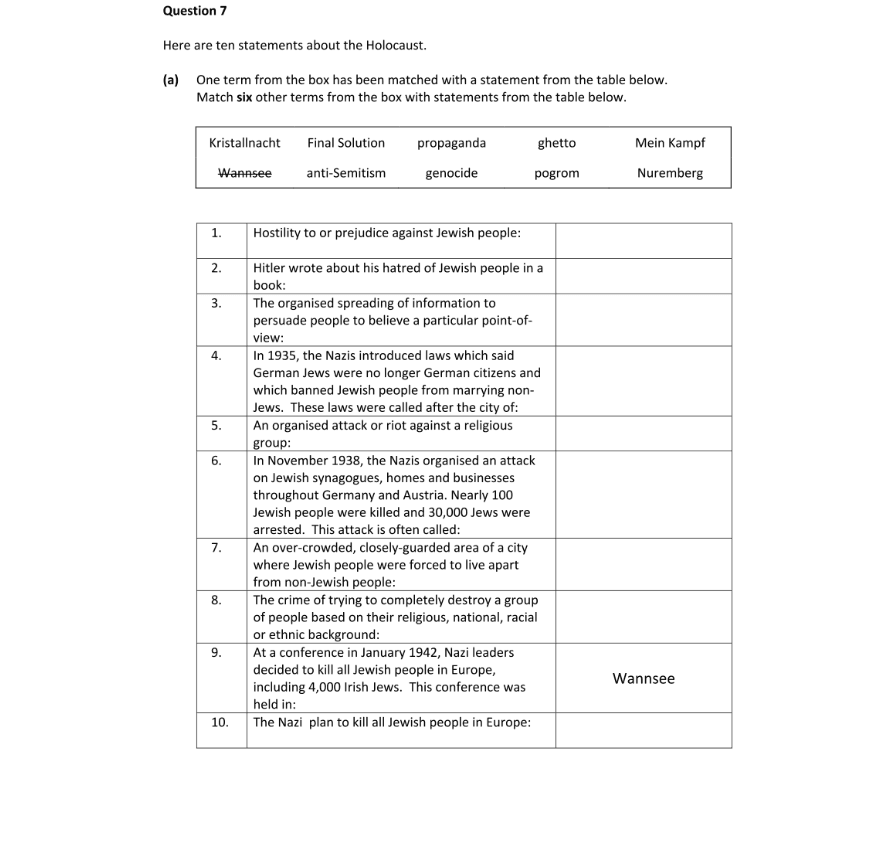 Question 2022 - 7 Part 1