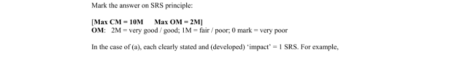 Marking Scheme Part 1
