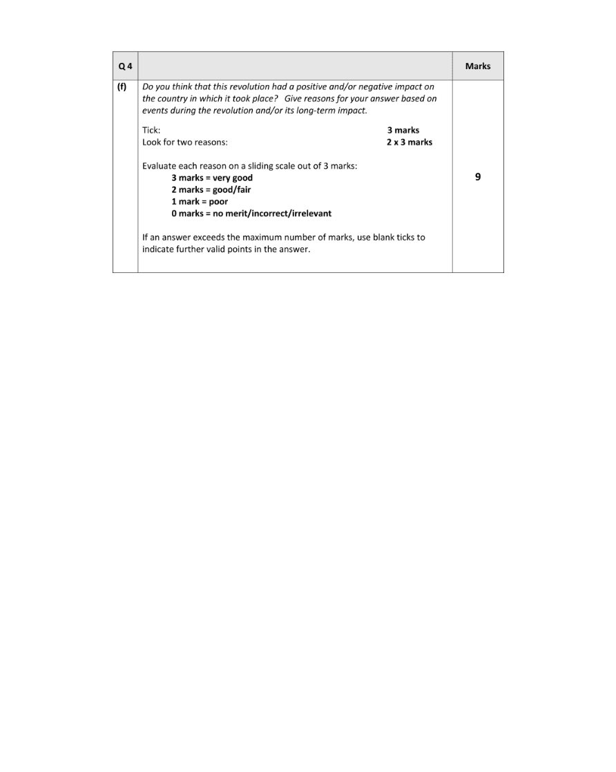 Marking Scheme Part 2