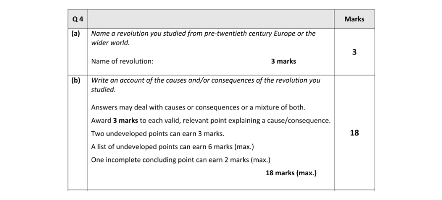 Marking Scheme Part 1