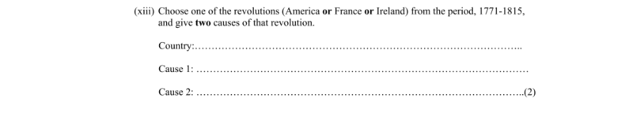 Question 2009 - 13 Part 1