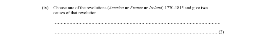 Question 2013 - 9 Part 1