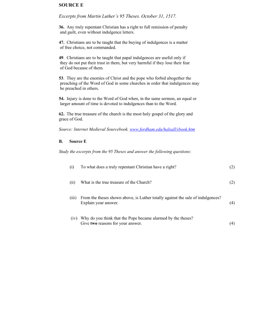 Question 2007 - B Part 1
