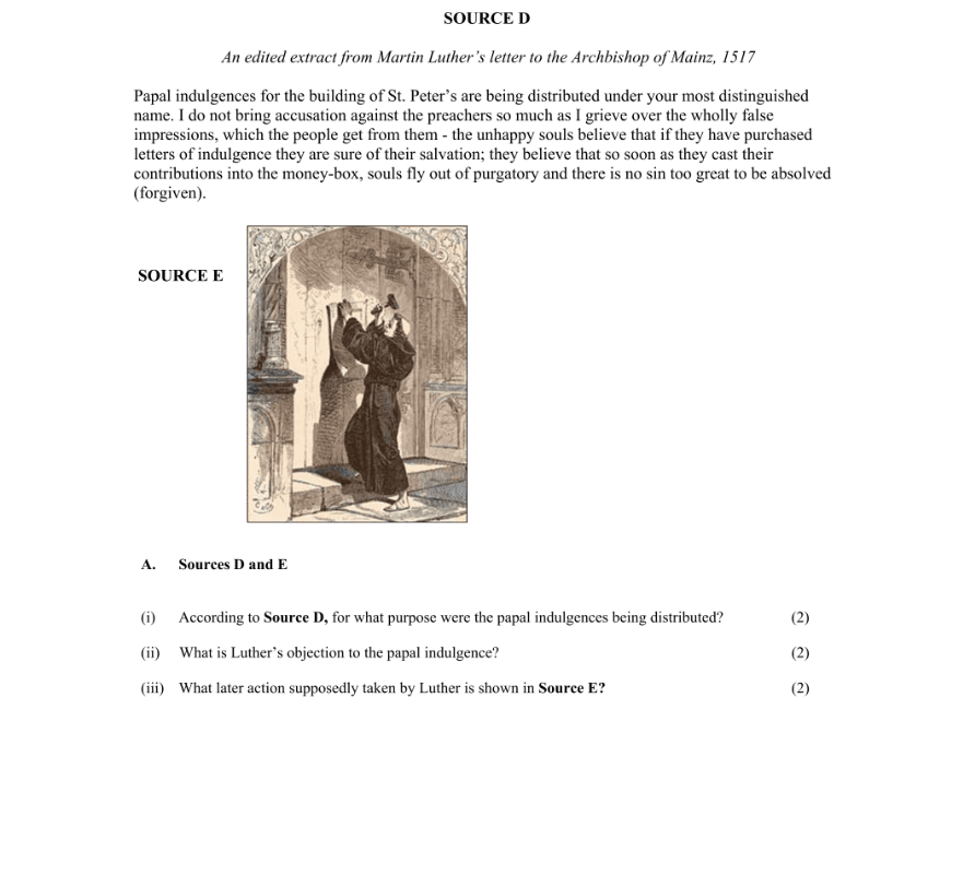 Question 2012 - A Part 1