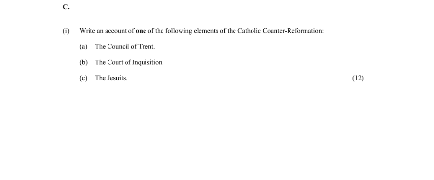 Question 2012 - C Part 1