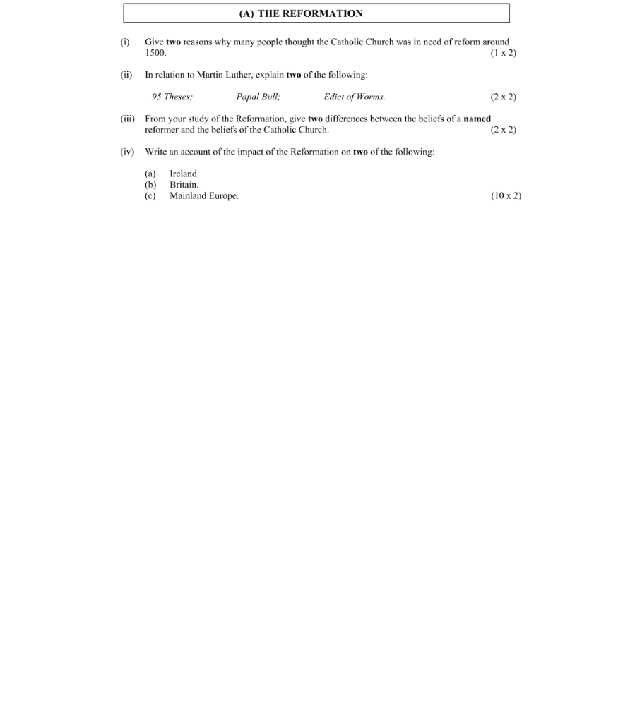 Question 2016 - A Part 1