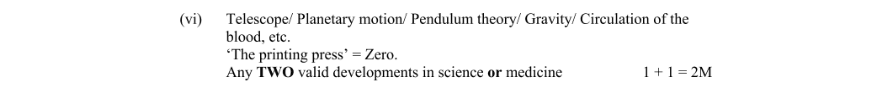 Marking Scheme Part 1