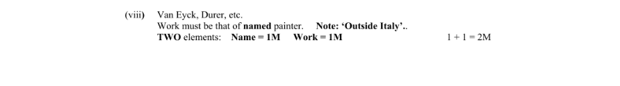 Marking Scheme Part 1