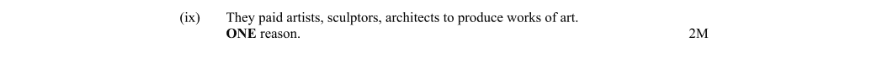 Marking Scheme Part 1