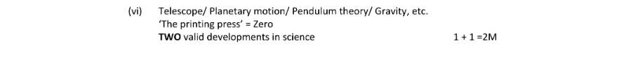 Marking Scheme Part 1