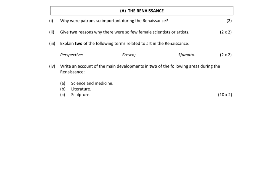 Question 2017 - A Part 1