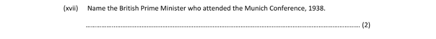 Question 2019 - XVII Part 1